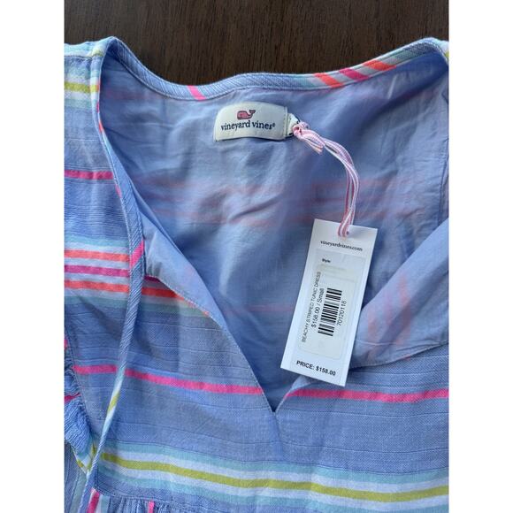 NWT VINEYARD VINES St Barths Flutter-Sleeve Tunic Cotton Dress-Size Small S - Picture 3 of 3